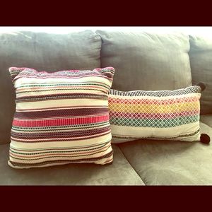 Colorful BOHO Threshold Throw Pillow